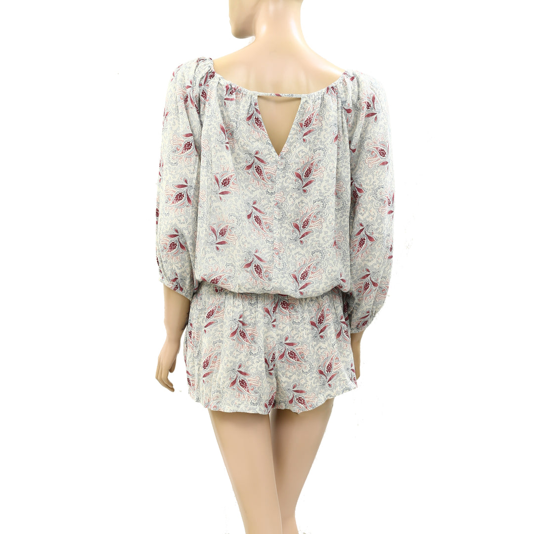 Denim & Supply Ralph Lauren Paisley Printed Romper Dress