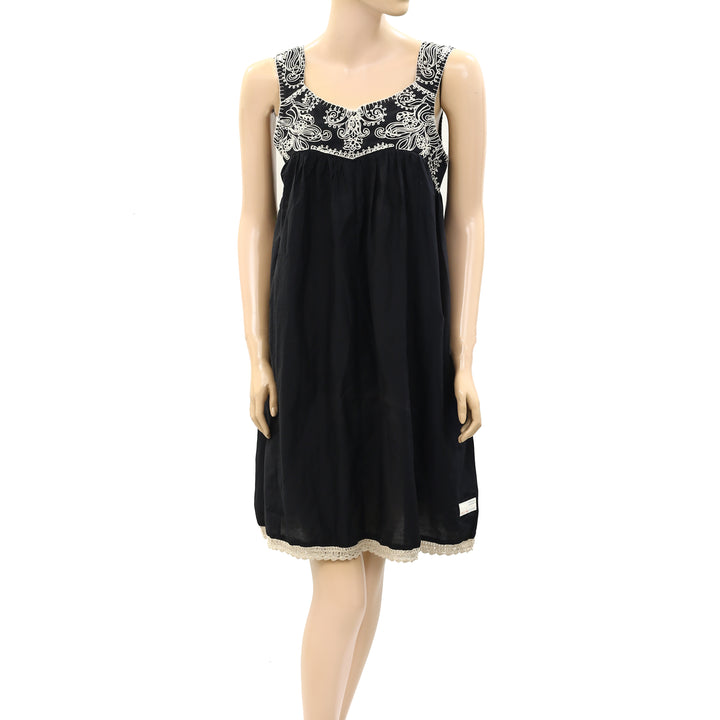 Odd Molly Anthropologie Embroidered Mini Dress