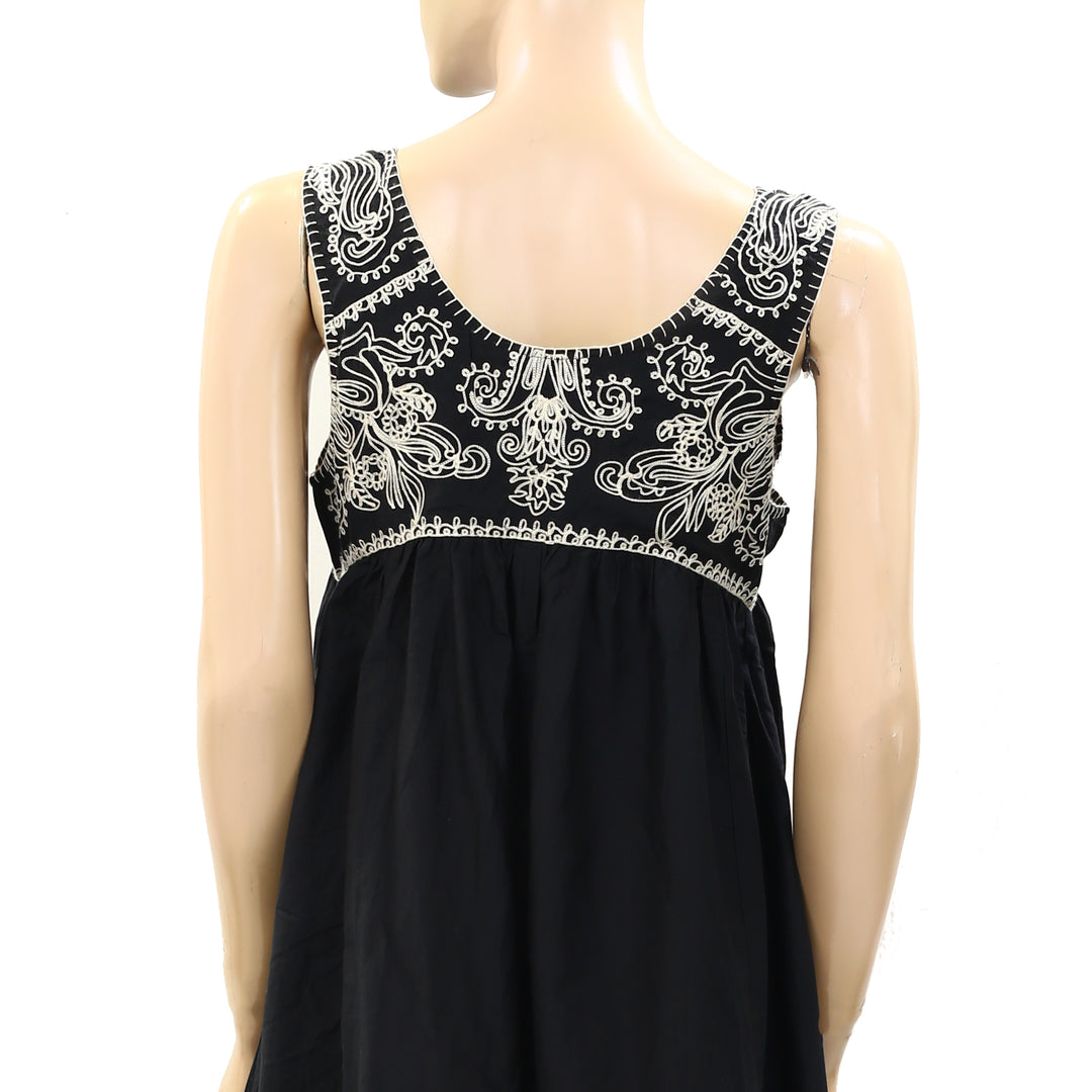 Odd Molly Anthropologie Embroidered Mini Dress