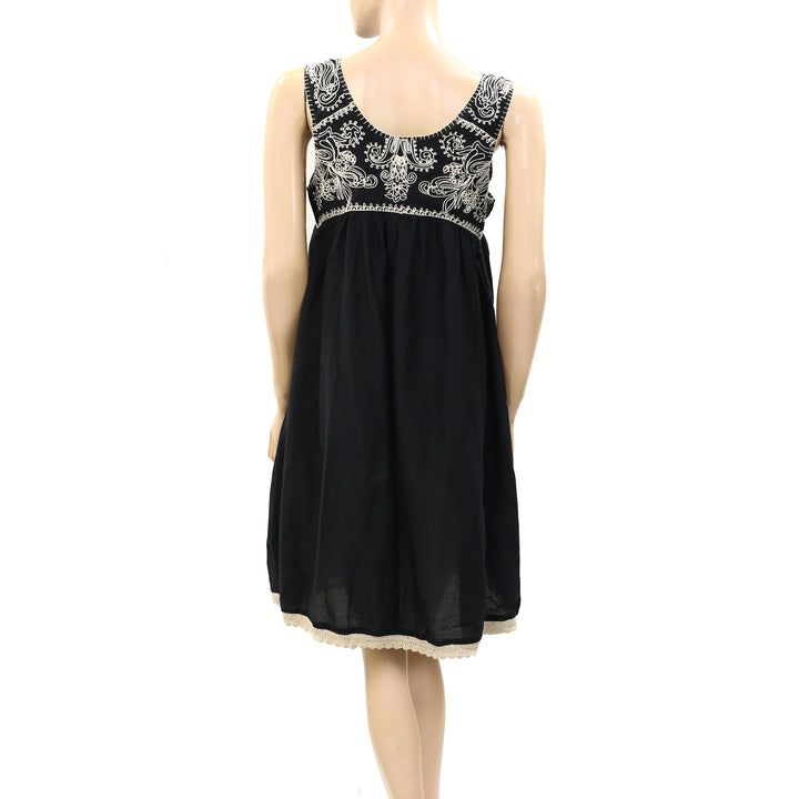 Odd Molly Anthropologie Embroidered Mini Dress