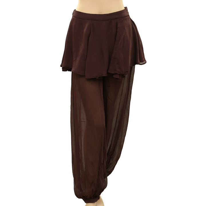 Free People Tongue Tied Sheer Balloon Pants