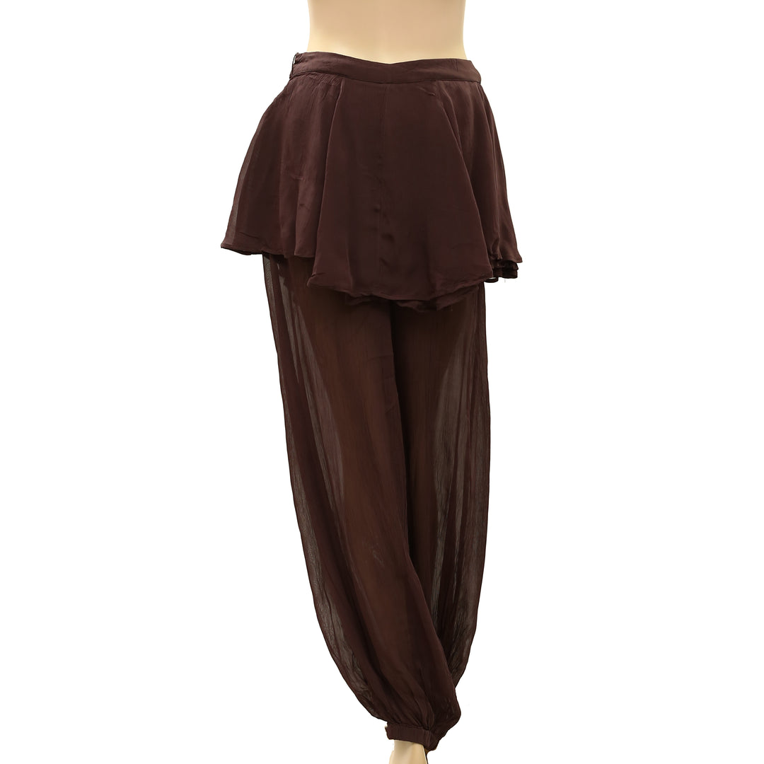 Free People Tongue Tied Sheer Balloon Pants