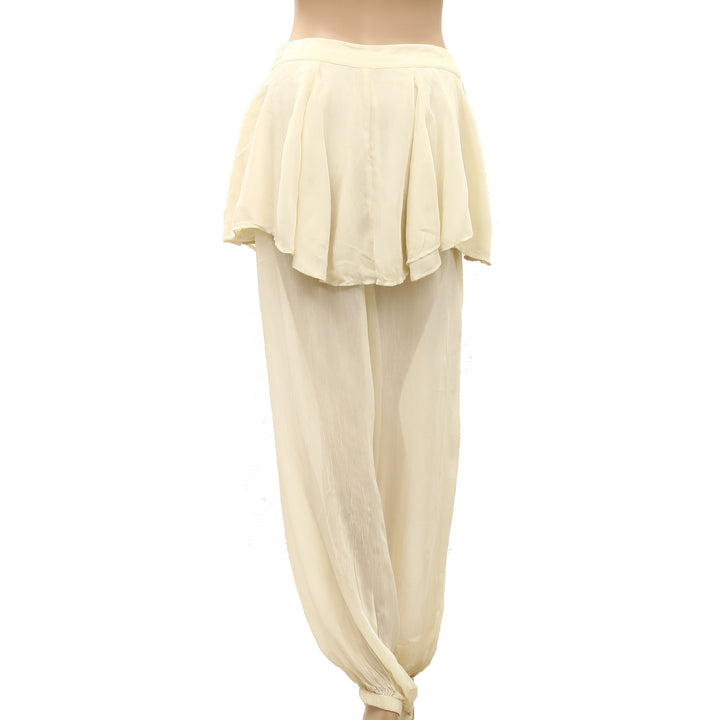 Free People Tongue Tied Sheer Balloon Pants