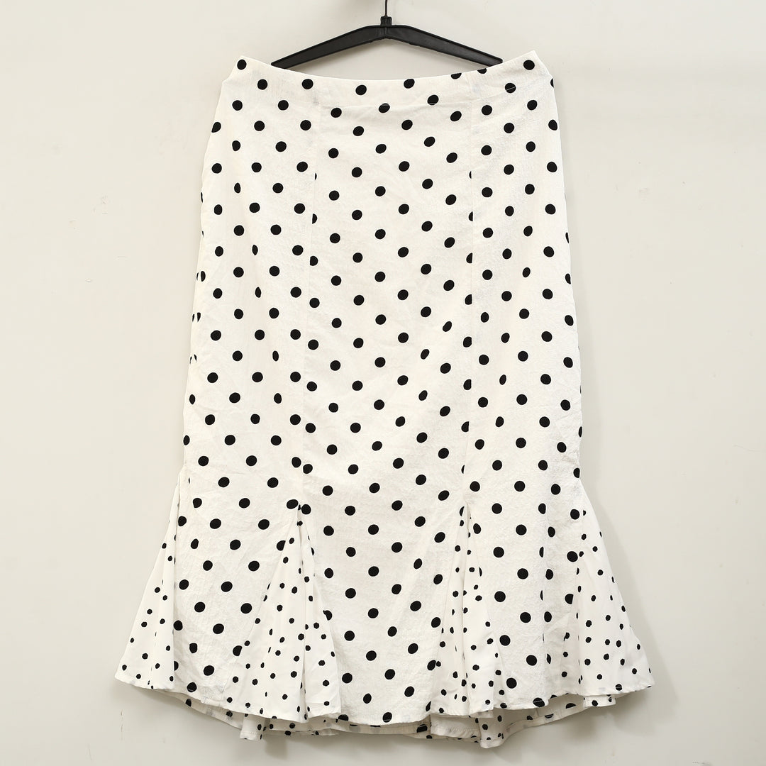 Anthropologie Maeve Godet Flare Midi Skirt