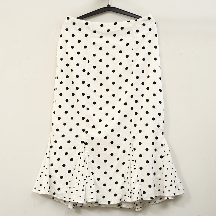 Anthropologie Maeve Godet Flare Midi Skirt
