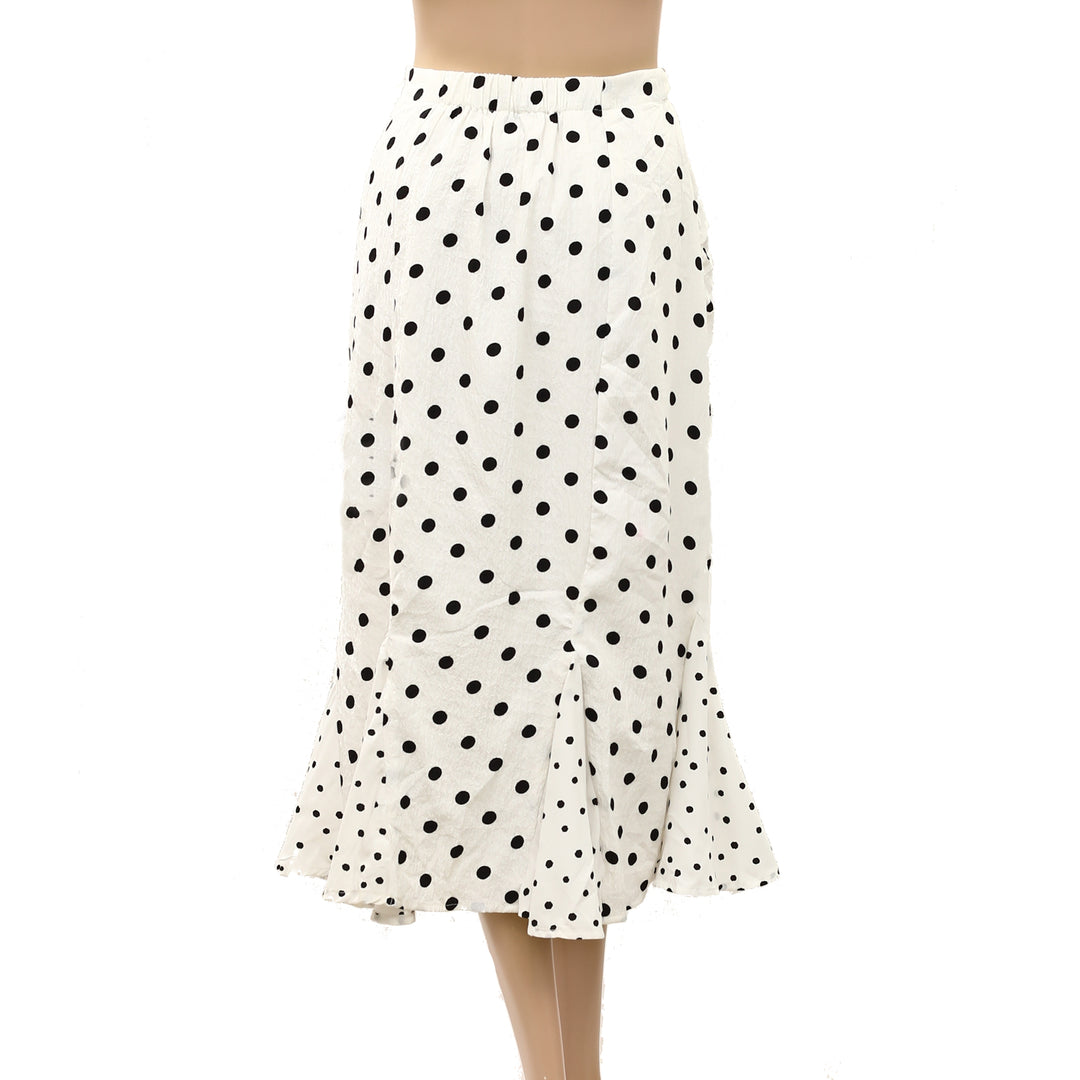 Anthropologie Maeve Godet Flare Midi Skirt