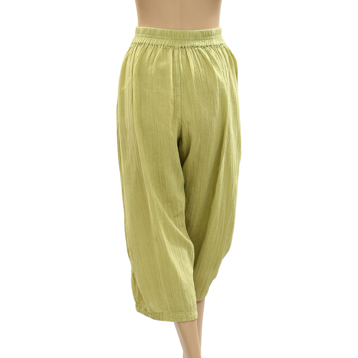 Free People Gianna Ruched Gaucho Pull-On Pants