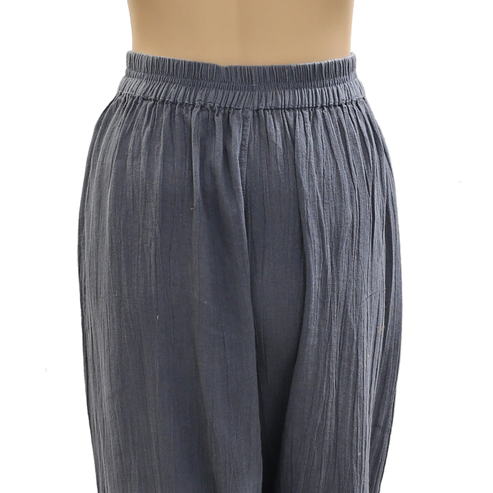 Free People Gianna Ruched Gaucho Pull-On Pants