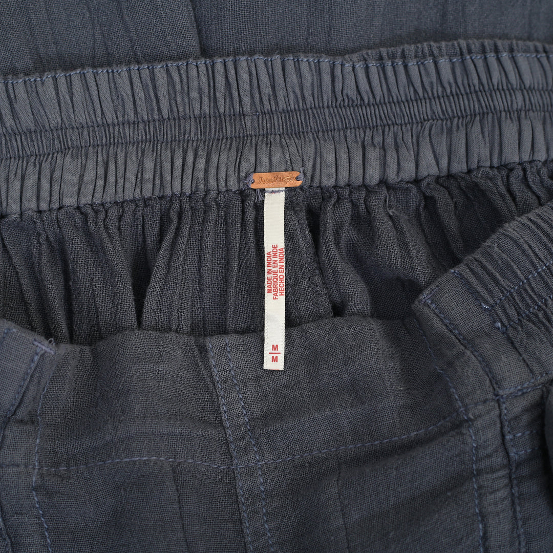 Free People Gianna Ruched Gaucho Pull-On Pants