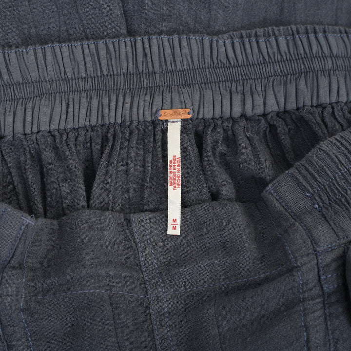 Free People Gianna Ruched Gaucho Pull-On Pants