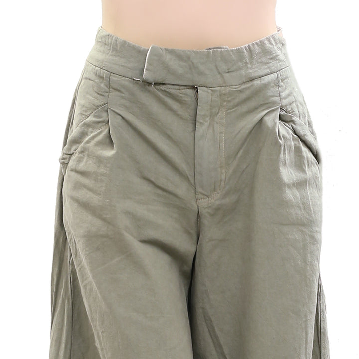 Free People Tegan Washed Barrel Trousers Pants