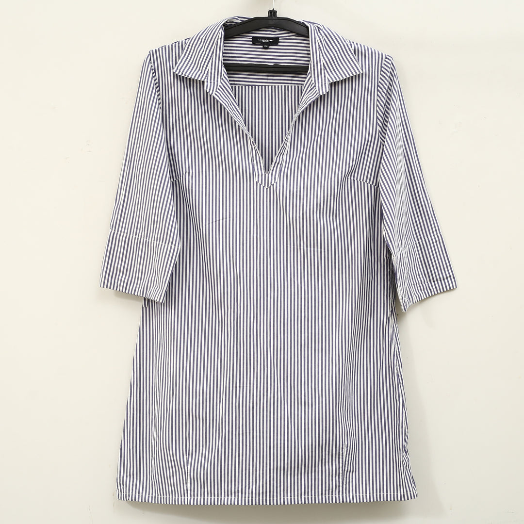Lawrence Grey New York Striped Tunic Shirt Dress
