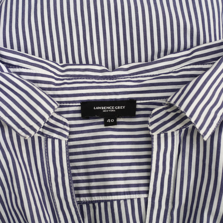 Lawrence Grey New York Striped Tunic Shirt Dress