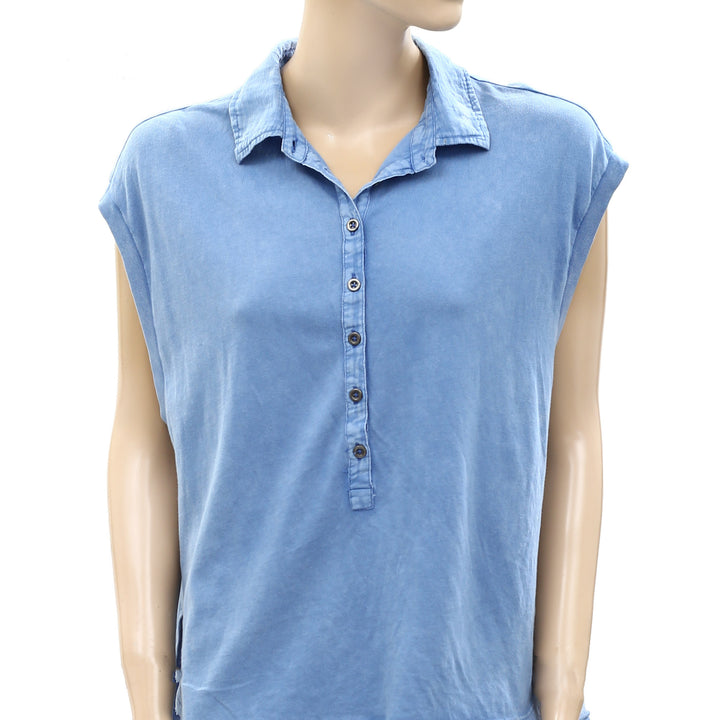 BDG Urban Outfitter Abel Slouchy Cap Sleeve Shirt Tunic Top M