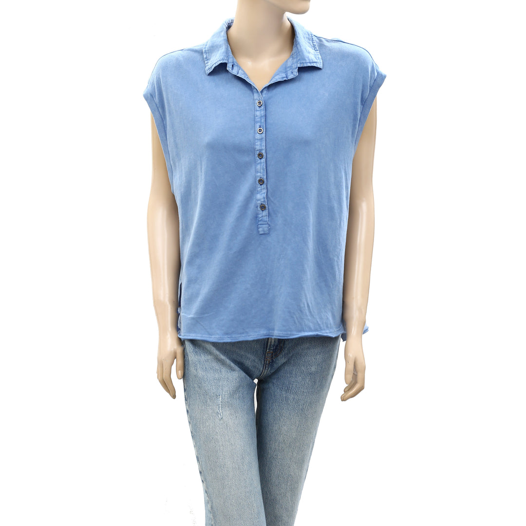 BDG Urban Outfitter Abel Slouchy Cap Sleeve Shirt Tunic Top M