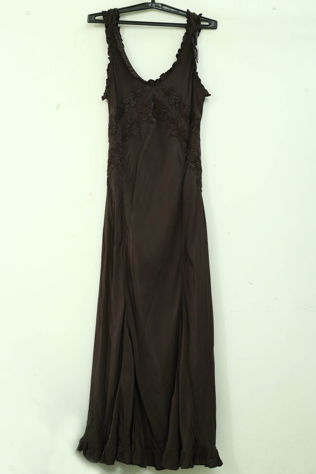 Zara ZW Collection Floral Embroidered Long Dress