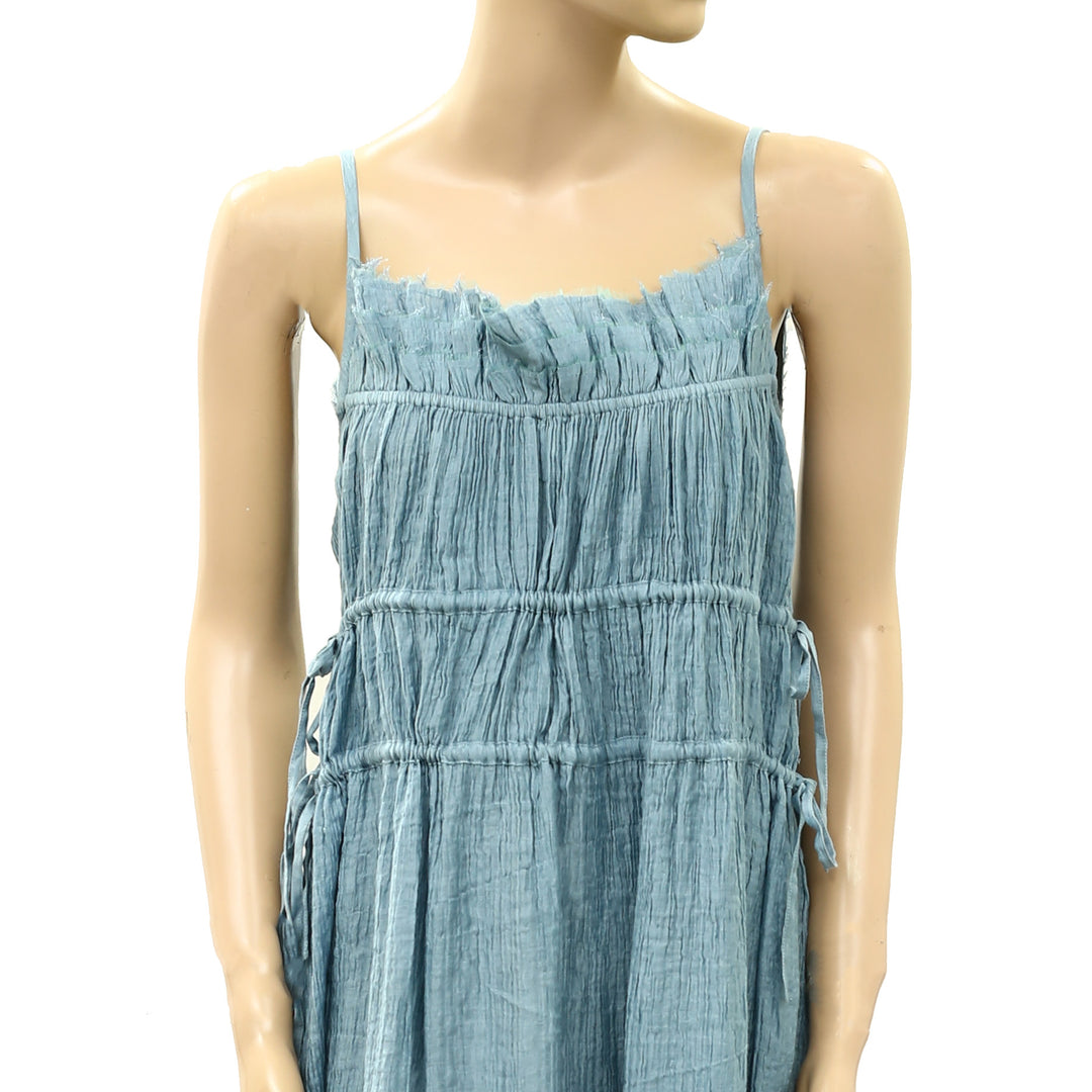 Muse Assembly Textured Midi Dress