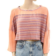 Free People We The Free Cropped Blouse Top