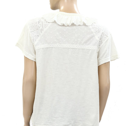 Free People Lucy Tee Blouse Top S