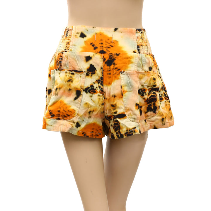Free People We The Free Luna Printed Pull-On Shorts