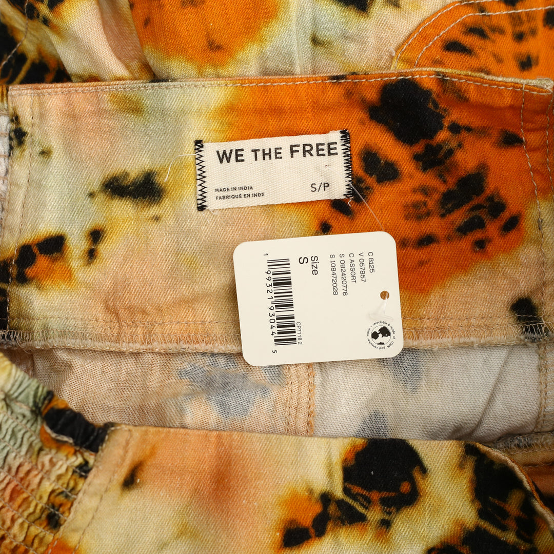 Free People We The Free Luna Printed Pull-On Shorts
