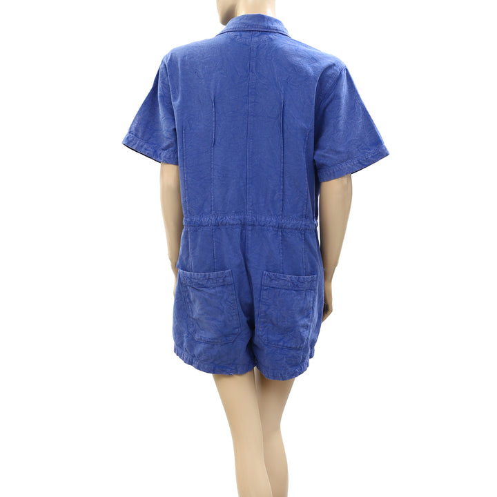 Free People Rhodes Chino Coverall Romper