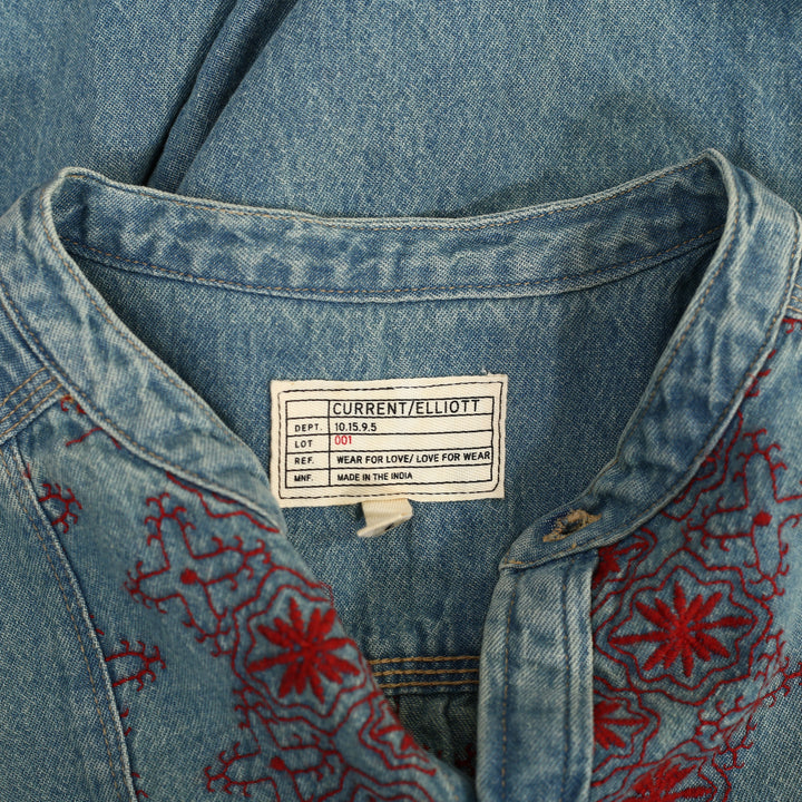 Current\Elliott Floral Embroidered Midi Dress