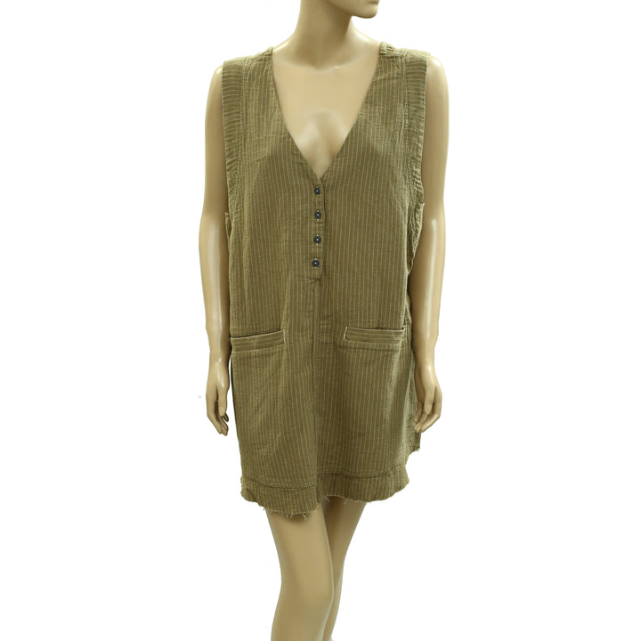 Free People We The Free Pinstripe Menswear Vest