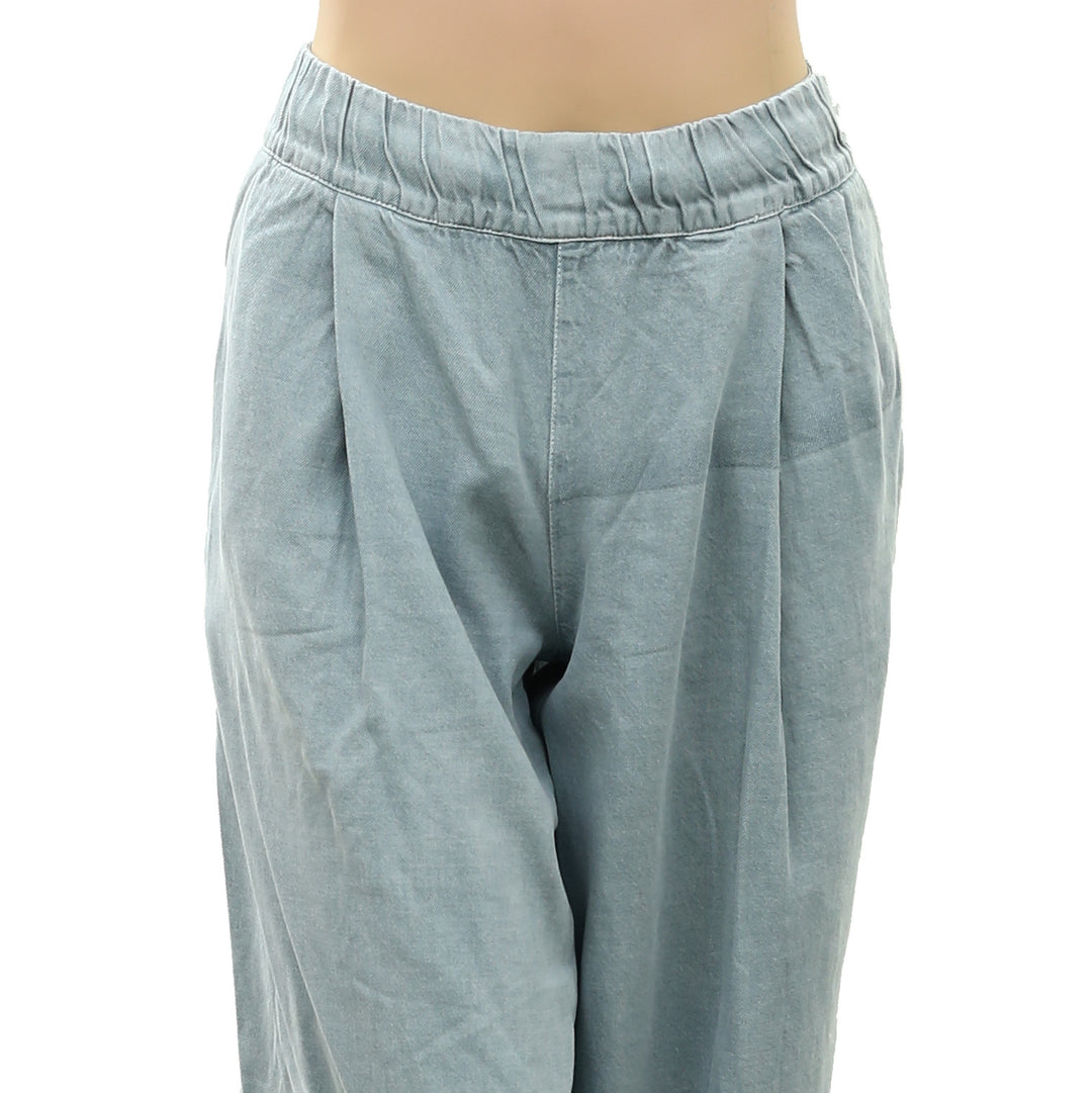 Free People Women's Tidal Moon Low-Rise Pull-On Trouser Pants