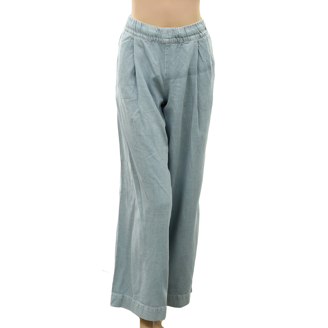 Free People Women's Tidal Moon Low-Rise Pull-On Trouser Pants