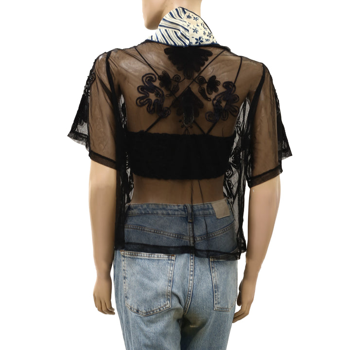 Free People Tilly Skinny Silk Convertible Scarf Neck Handbag Print