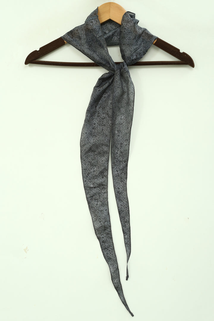 Free People Tilly Skinny Silk Convertible Scarf Neck Handbag Print