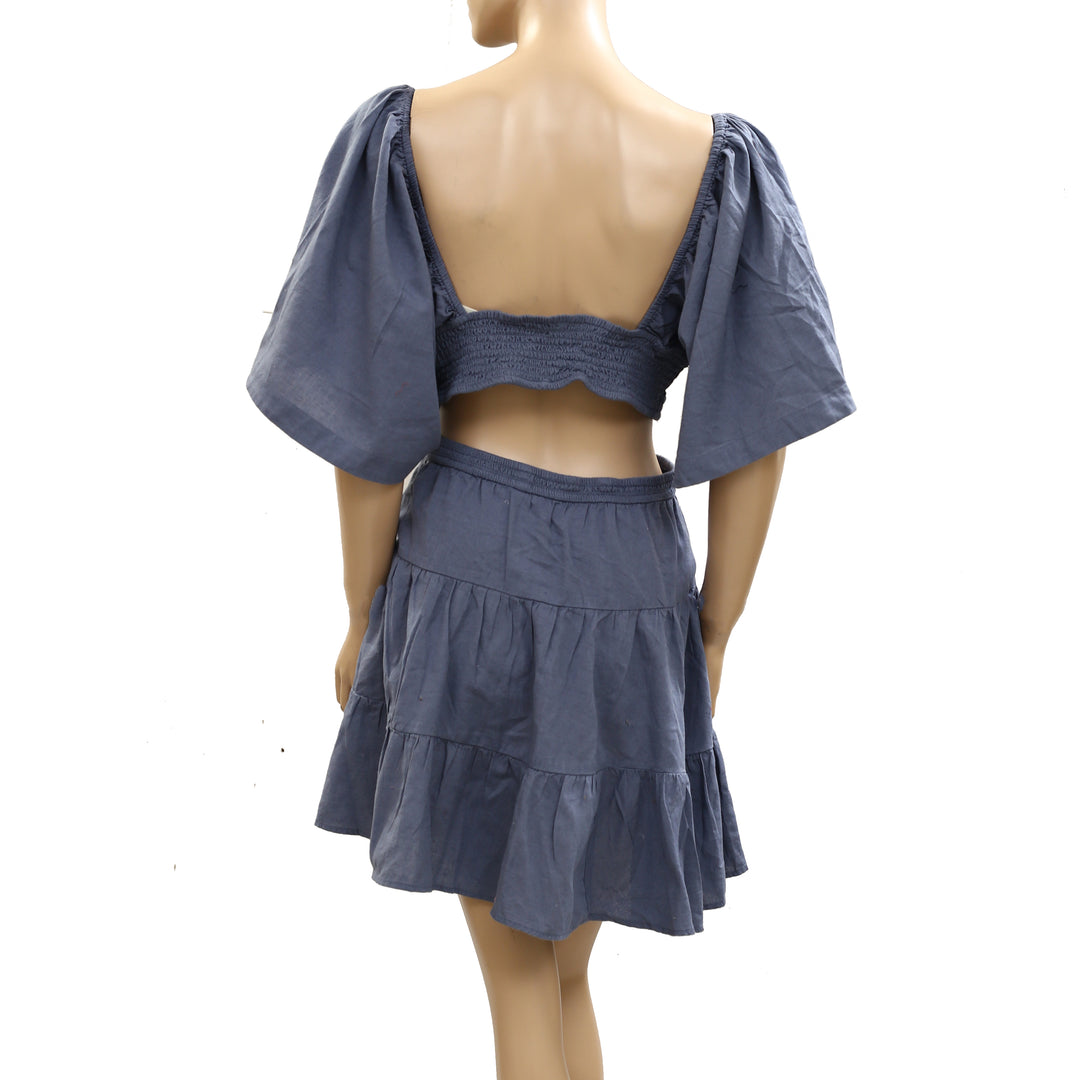 Free People Free-Est Cross of Sunlight Mini Dress