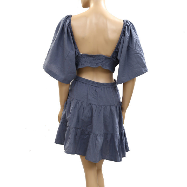 Free People Free-Est Cross of Sunlight Mini Dress