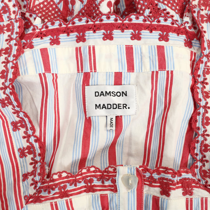 Damson Madder Amaya Sleeveless Embroidered Blouse Top