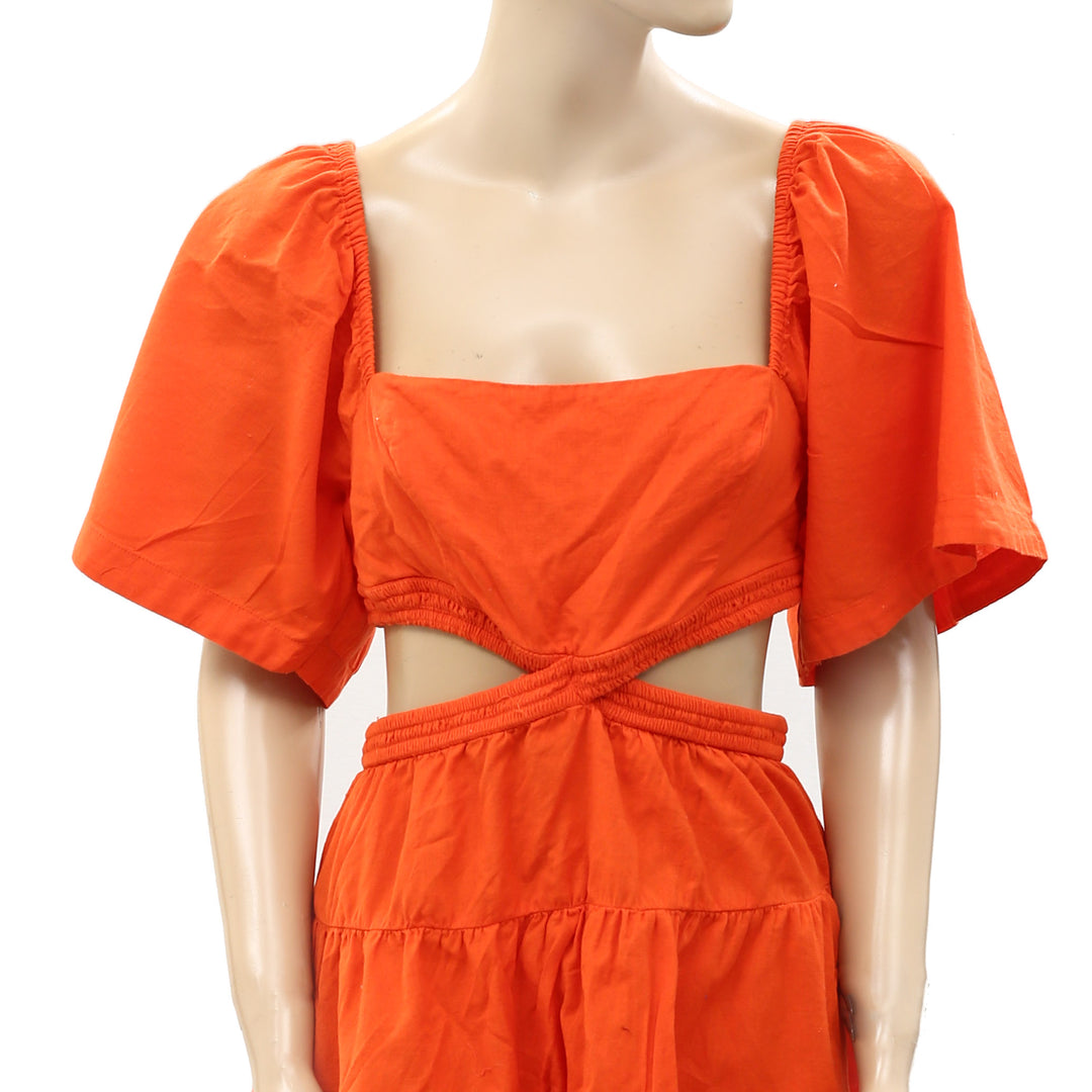 Free People Free-Est Cross of Sunlight Mini Dress