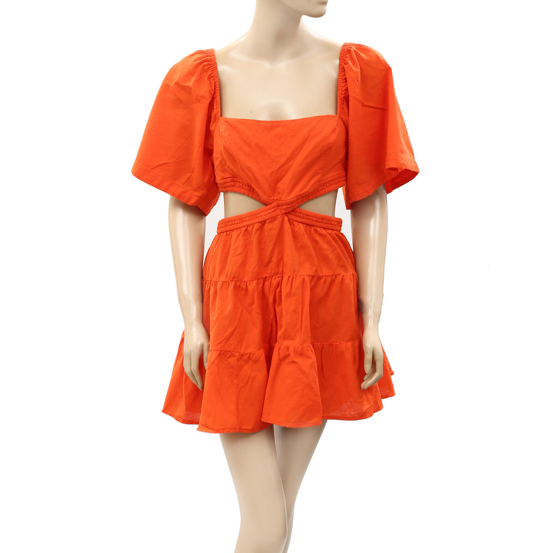 Free People Free-Est Cross of Sunlight Mini Dress