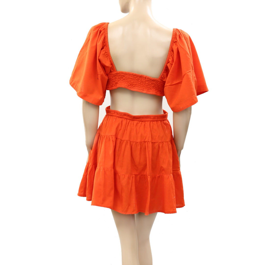 Free People Free-Est Cross of Sunlight Mini Dress