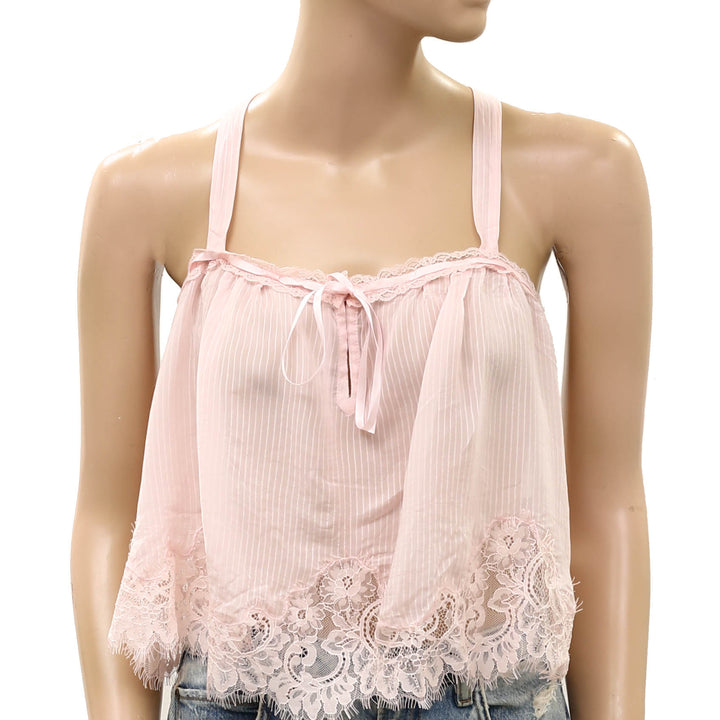 Intimately Free People Alma Cami Cropped Tank Blouse Top