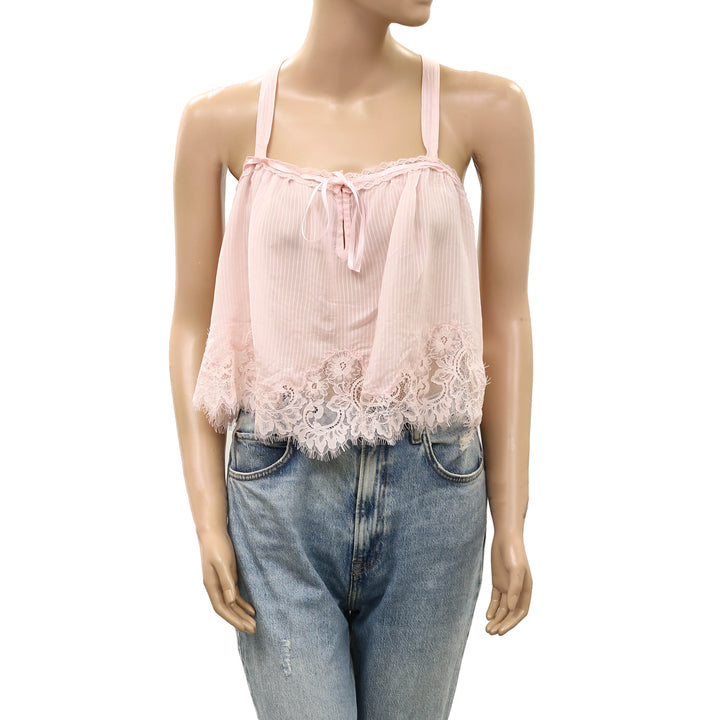 Intimately Free People Alma Cami Cropped Tank Blouse Top