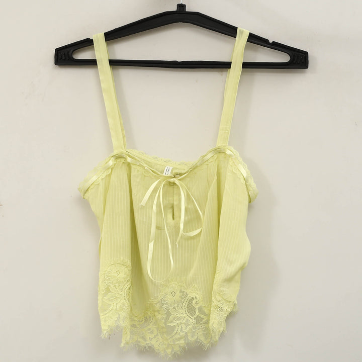 Intimately Free People Alma Cami Cropped Tank Blouse Top