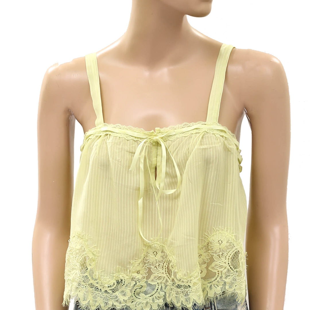 Intimately Free People Alma Cami Cropped Tank Blouse Top