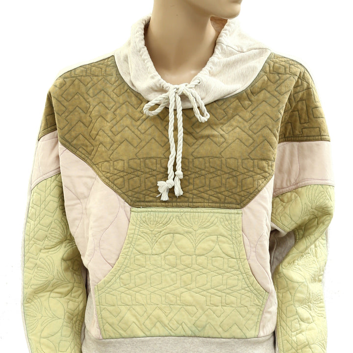 Daily Practice by Anthropologie Quilted Hoodie Top
