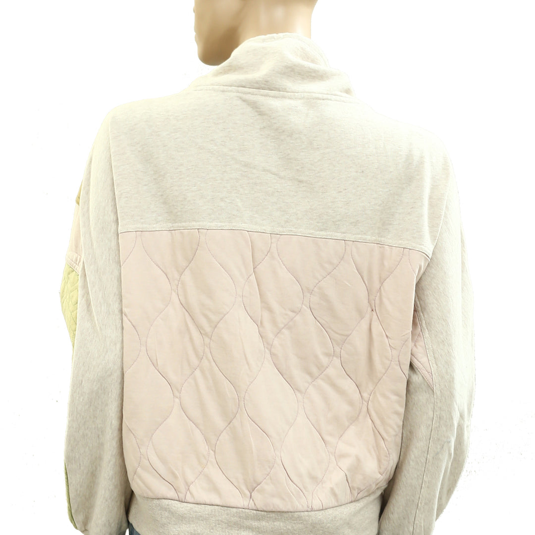 Daily Practice by Anthropologie Quilted Hoodie Top