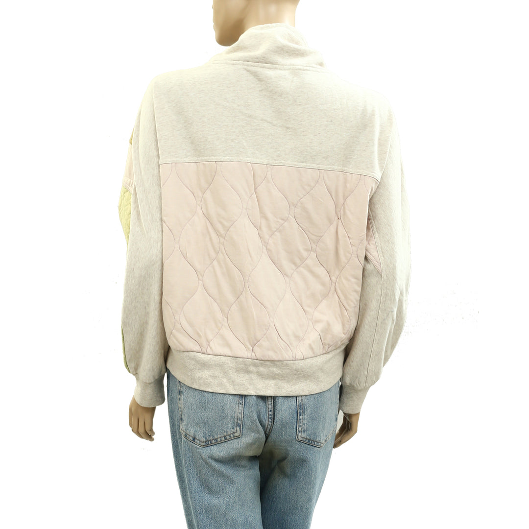 Daily Practice by Anthropologie Quilted Hoodie Top