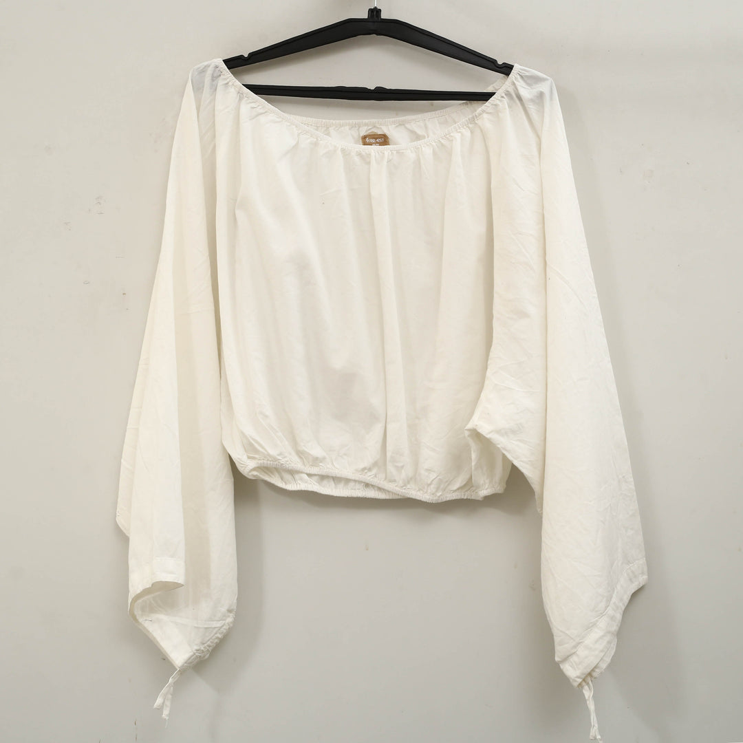 Free People Free-Est Off-Shoulder Cabana Blouse Top