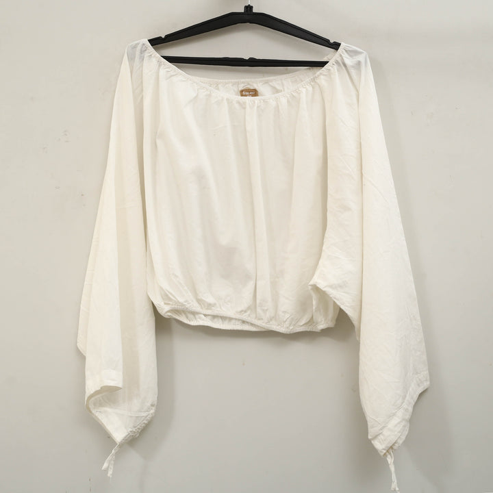 Free People Free-Est Off-Shoulder Cabana Blouse Top