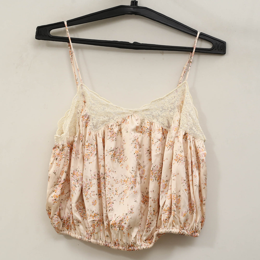 Free People Blair Bubble Cami Blouse Top