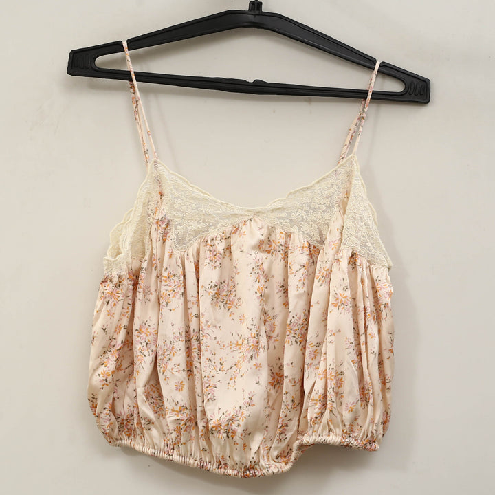 Free People Blair Bubble Cami Blouse Top
