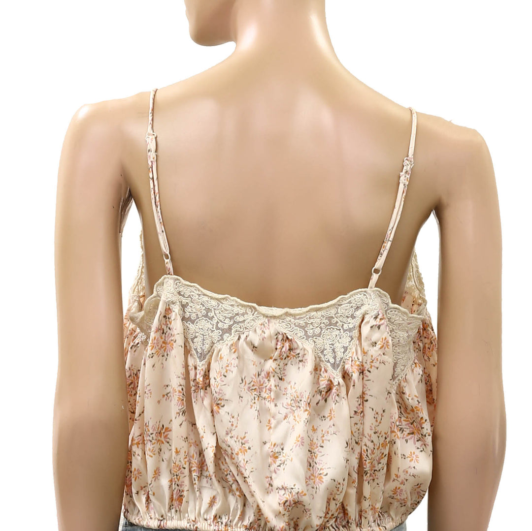 Free People Blair Bubble Cami Blouse Top